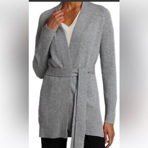 Theory soft cashmere Malinka belted cardigan